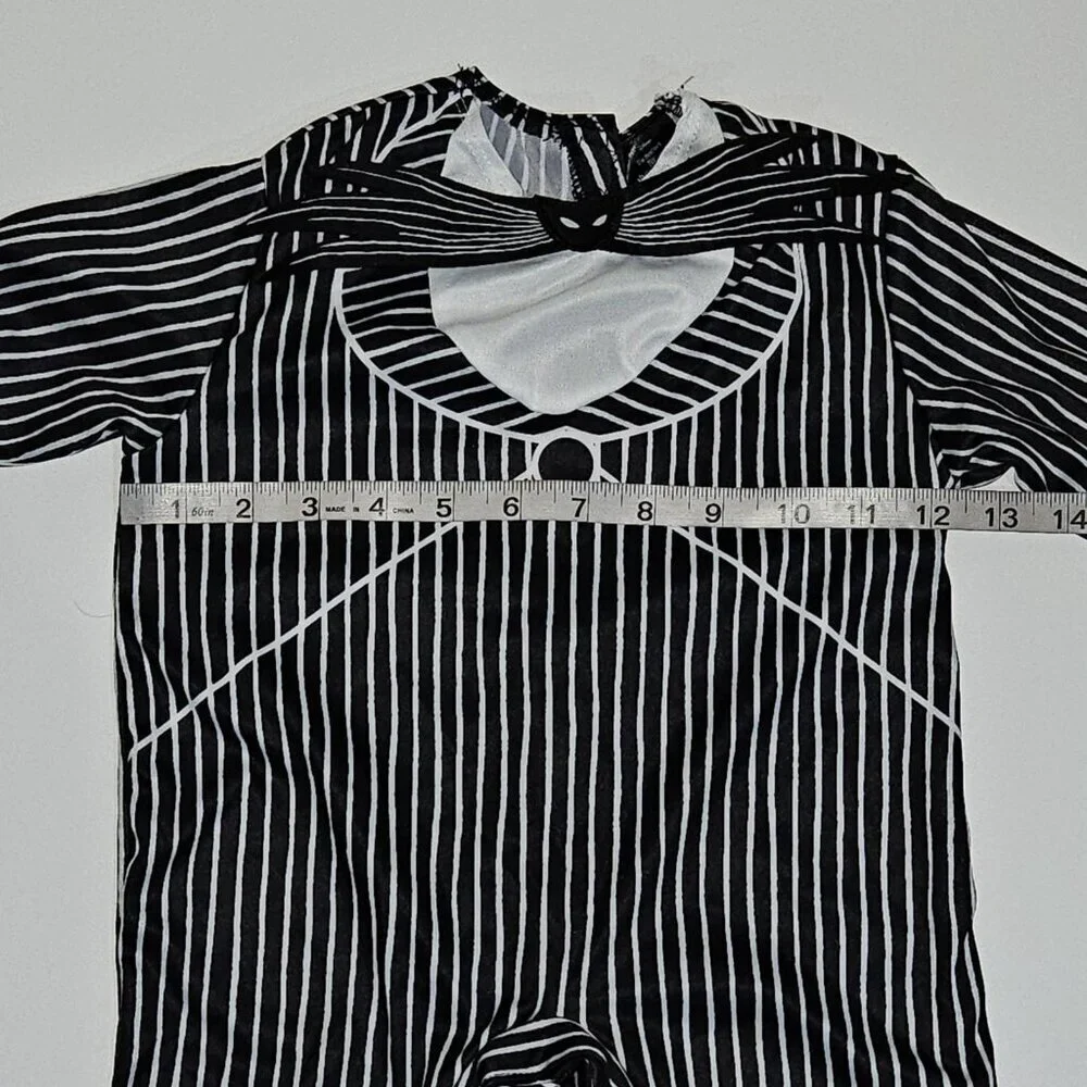 Disney Jack Skellington 2 pc Halloween Costume Baby 6-12 Months Hat Jumpsuit